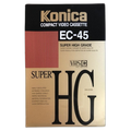 Konica VHS-C Video Cassette 45 Minutes - EC45