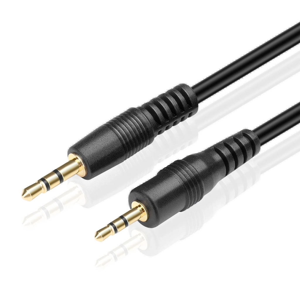 Conqueror Cable 3.5mm Audio Output to 3.5mm Audio Output 1.5 Meter Black - C32