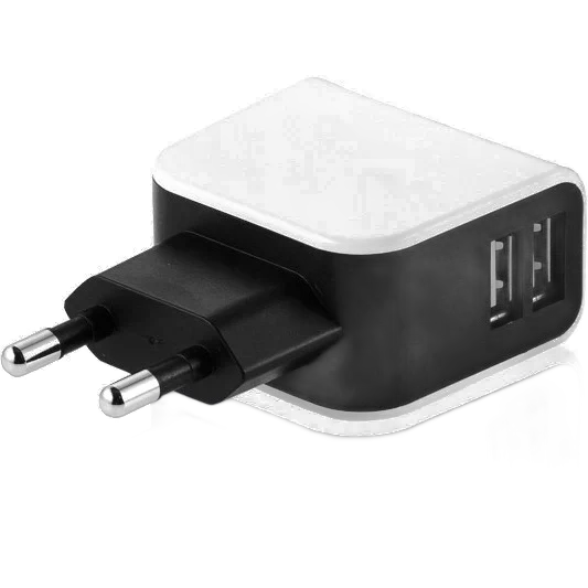 Conqueror USB Double Power Adapter Wall Charger - CH58C