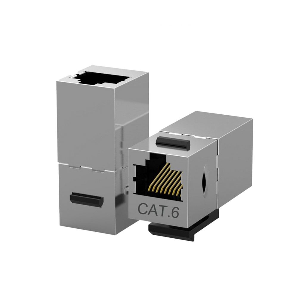 Conqueror CAT 6 Female To Female Keystone Jack 8P8C Plug - P255