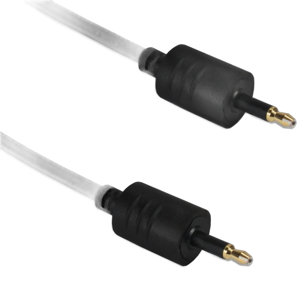 Conqueror Fiber Optic Cable 3.5mm to 3.5mm 1.5 Meter Black - C117B