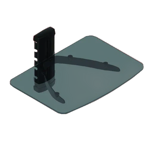 Conqueror Wall-Mounted Single Shelf for DVD player / AV component / cable box / TV accessories / Projector - H141