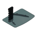 Conqueror Wall-Mounted Single Shelf for DVD player / AV component / cable box / TV accessories / Projector - H141