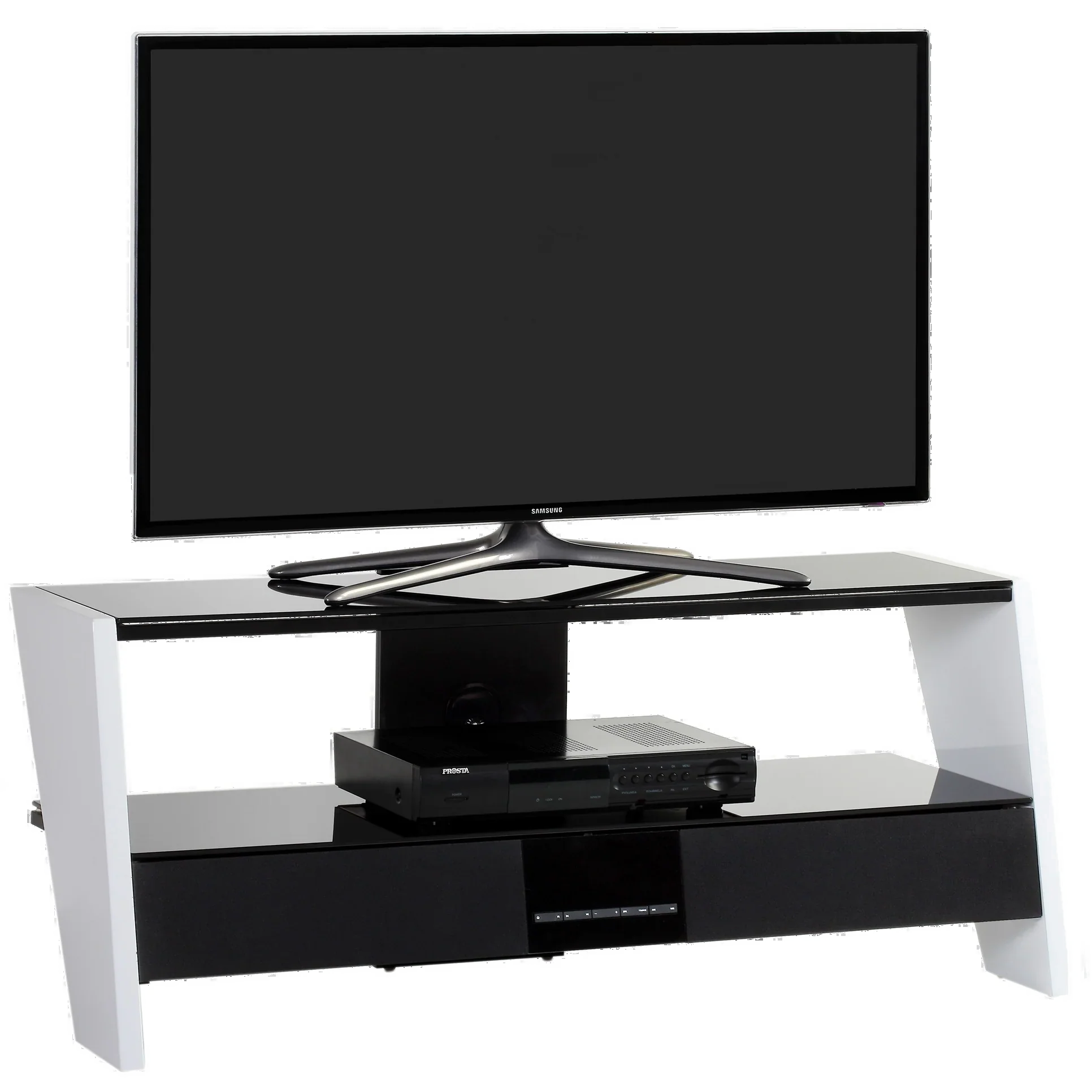 Conqueror Table Stand for LED / LCD / Plasma TV up to 52'' with Soundbar 1000W, Bluetooth and USB - HT16W