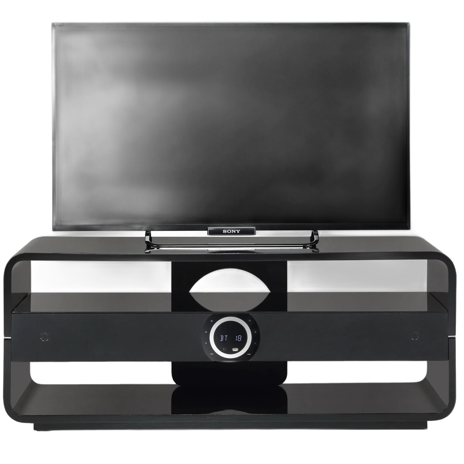 Conqueror Table Stand for LED / LCD / Plasma TV up to 50'' with Soundbar 1000W, Bluetooth and USB - HT15