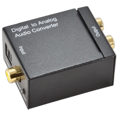 Toslink to L/R Adapter Digital to Analog Converter with Optical Cable for PS3 XBox HD DVD PS4 Home Cinema Systems AV Amps Apple TV - G224