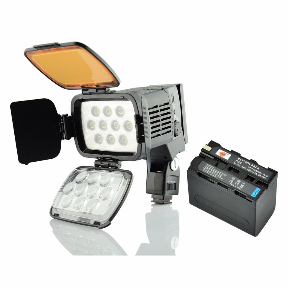 Video Light 10 LED Lamp Rechargeable for Sony Camera DV Camcorder - VL001A1