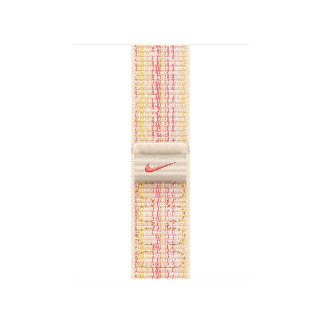 Apple 41mm Starlight/Pink Nike Sport Loop