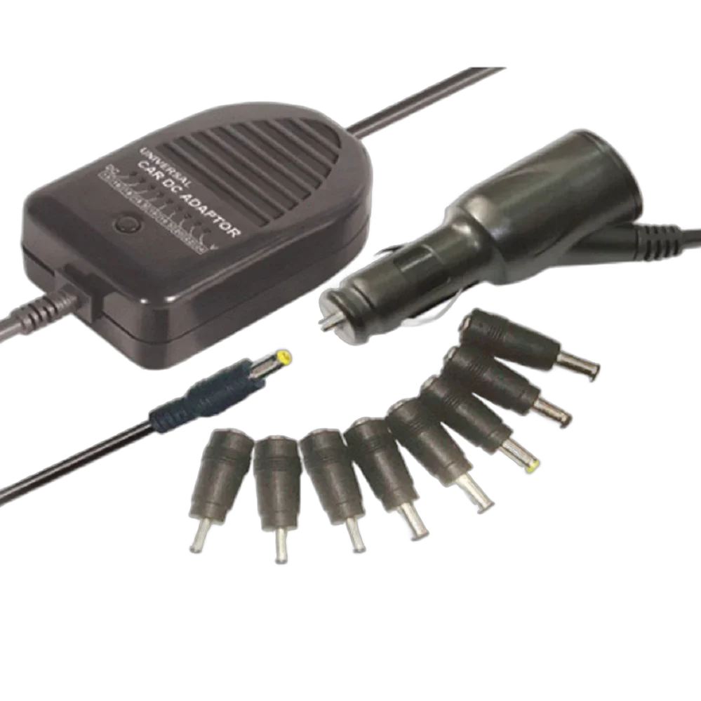 Laptop Charger Universal Adjustable 15 to 24 Volt 6A DC Car Adapter 70 Watt - CH61
