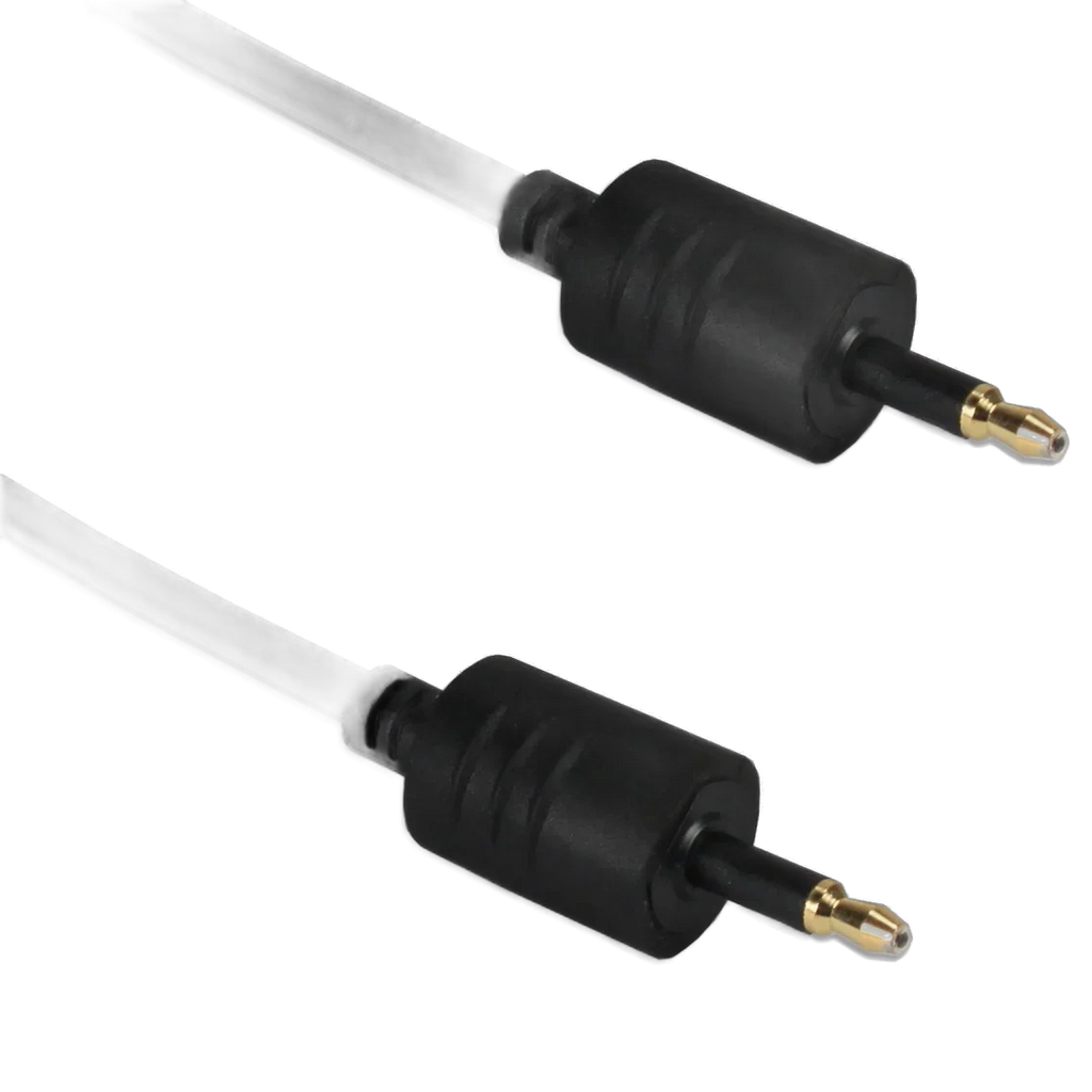 Conqueror Fiber Optic Cable 3.5mm to 3.5mm 3 Meter Black - C117C