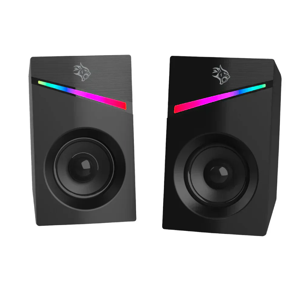 Porodo Gaming Stereo Speakers Volume Knob Control | PDX543-BK
