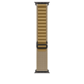 Apple 49mm Tan Alpine Loop - Medium - Black Titanium Finish