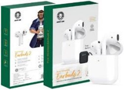 Green Lion True Wireless Earbuds White