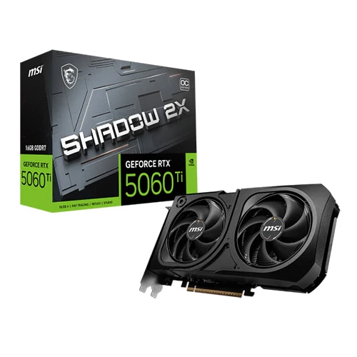 MSI GeForce RTX 5060 Ti Shadow Dual Fan 16GB DDR7 G912-V535-029