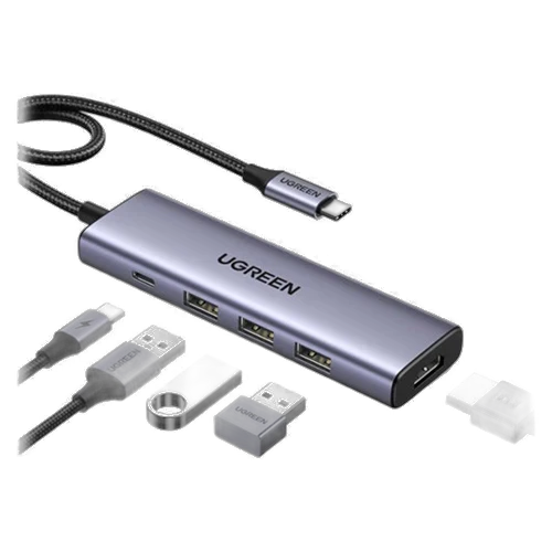 UGREEN 6-in-1 USB-C HUB Docking Station 2x USB 3.2 + 2 USB-C 3.2 + 4K HDMI + USB-C Power Delivery Port - CM511 35999