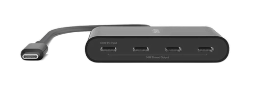 Belkin USB-C to 4-Port USB-C Hub – Black