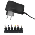 Lianlong 3V 4.5V 5V 6V 6.5V 7V AC DC Power Adapter Charger 6 Selectable Adapter Tips Multi Voltage Universal Switching Power Supply 2500mA Max - LLAS2500
