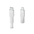Belkin BoostCharge Flex USB-C to Lightning Silicone Cable 1m – White