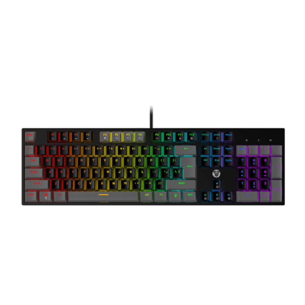 Fantech SUMI Edition MK886V2 - ATOM104, Pro Wired Mechanical Keyboard with RGB Lighting Gray