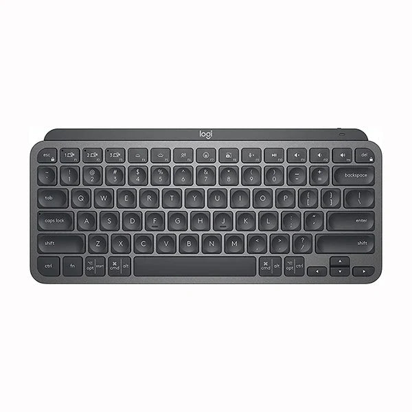 Logitech MX Keys Mini Minimalist Wireless Illuminated Keyboard, Compact, Bluetooth, Backlit, USB-C, Compatible with Apple macOS, iOS, Windows, Linux, Android, Metal Build - 920-010498