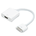 Conqueror Cable IPad to HDMI Male to Female Connector White - C124
