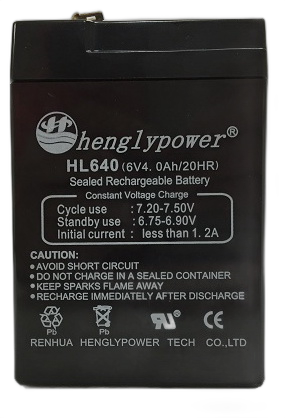 Hengly Sealed Lead-Acid Battery 6 Volts 4 Ah
