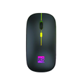 Wireless Rechargeable Optical Mouse with Light 2.4GHz Black ? 1760
