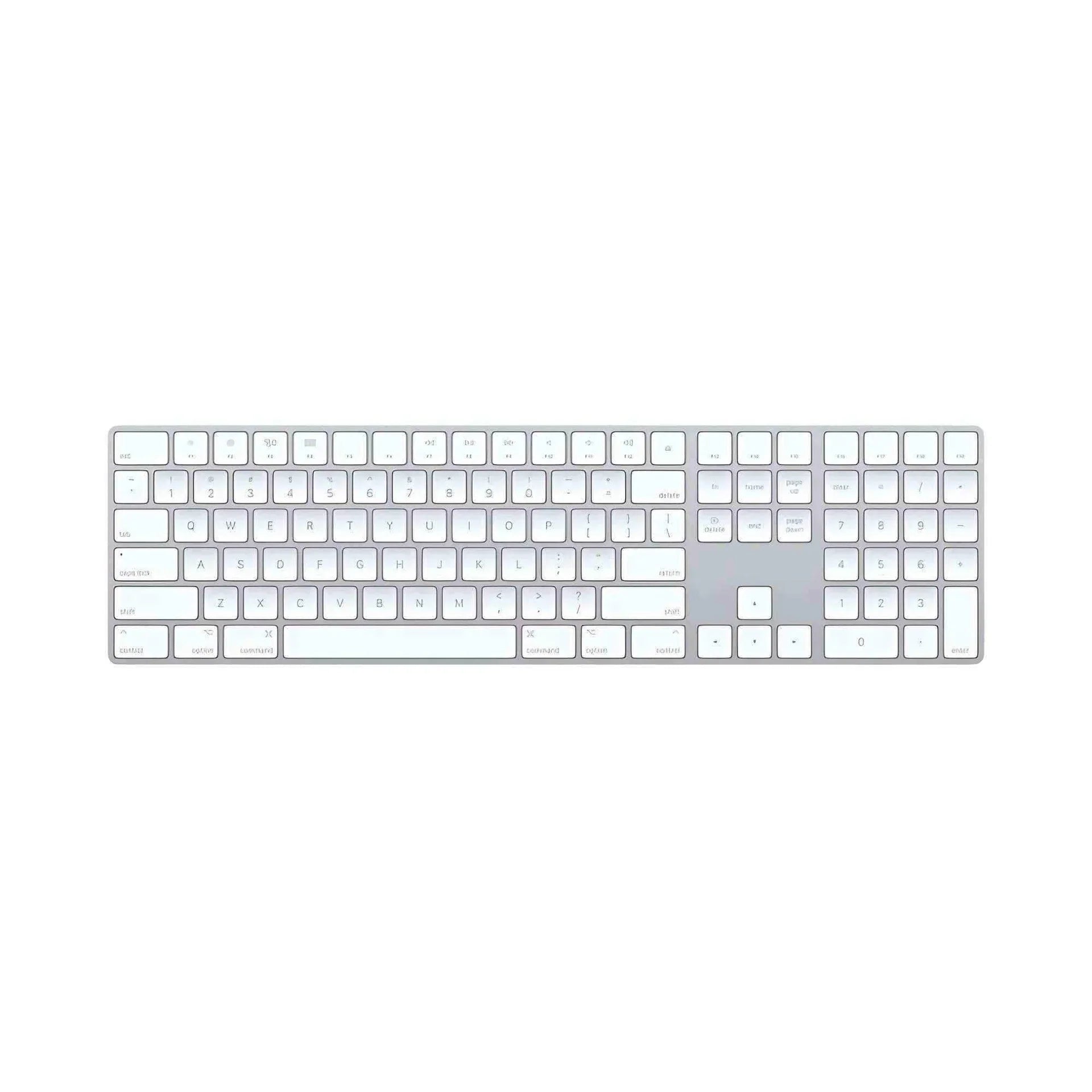 Apple Magic Keyboard with Numeric Keypad Silver/White