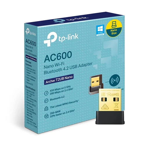 TP-Link Archer T2U Nano AC600 Wireless USB Adapter