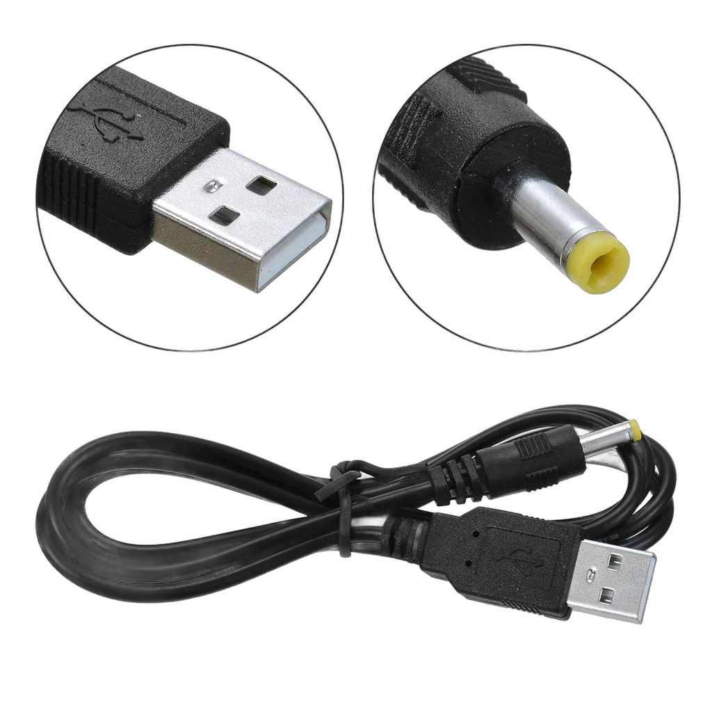 Conqueror Cable PSP Power to USB 1.8 Meter Black - C22
