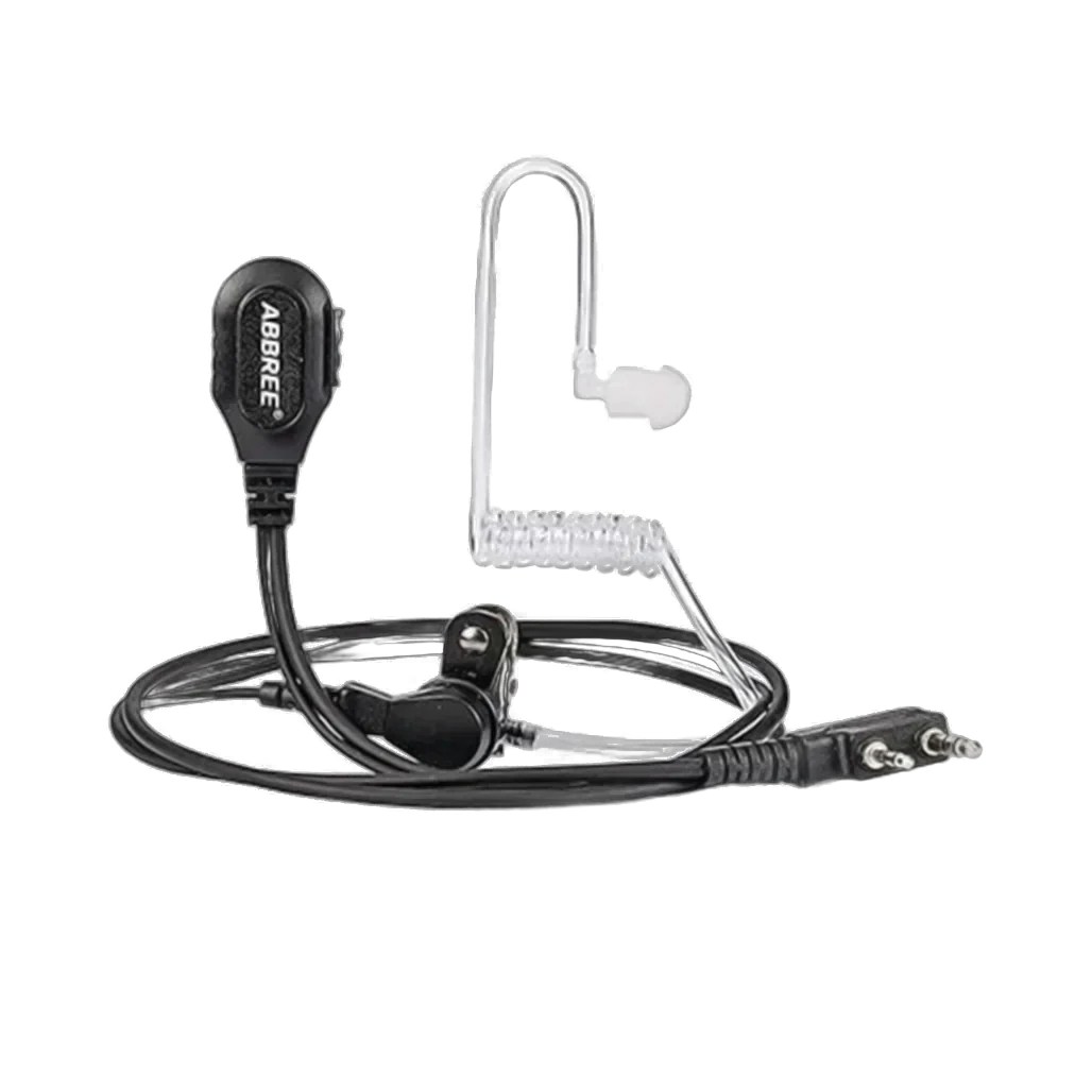 BAOFENG Walkie Talkies Earpiece with Mic Air Acoustic Tube 2-Pin