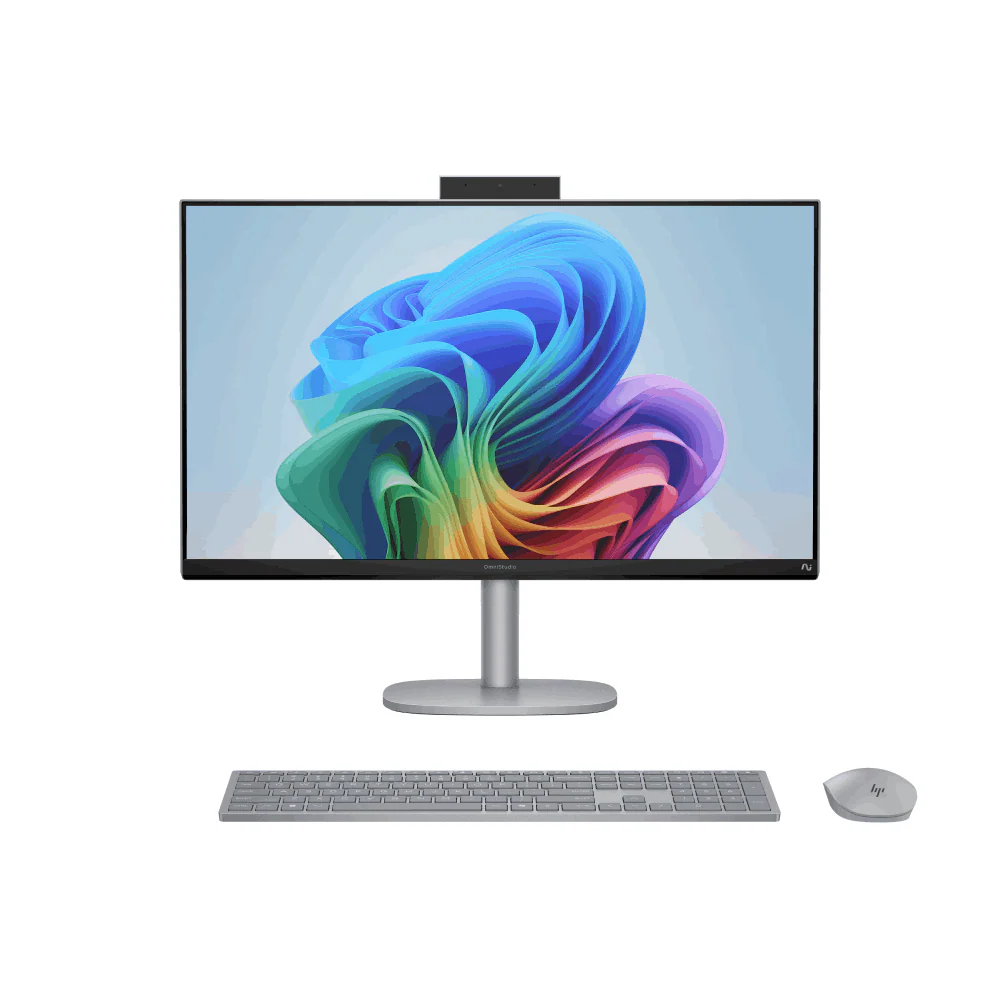 HP OmniStudio X 27-CS1029 All-In-One 27" Full HD Touchscreen (1920x1080) - Intel Core Ultra 7 256V - RAM 16GB - SSD 1TB - Intel Arc Graphics - Windows 11 - Meteor Silver | BB4S8AAR#ABL (Certified Refurbished)