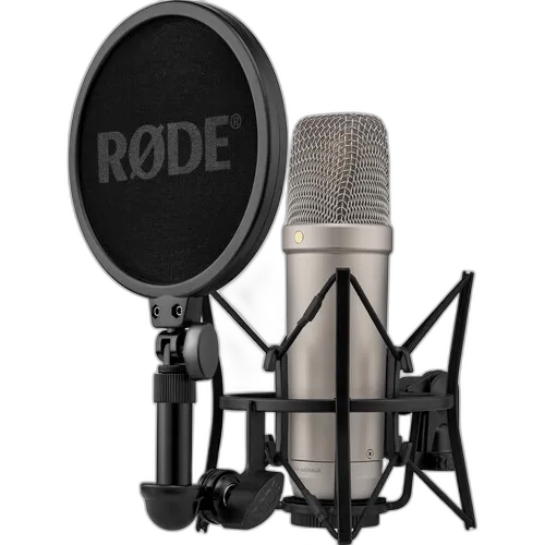 RODE NT1 5th Generation Large-Diaphragm Cardioid Condenser XLR/USB Microphone (Silver)