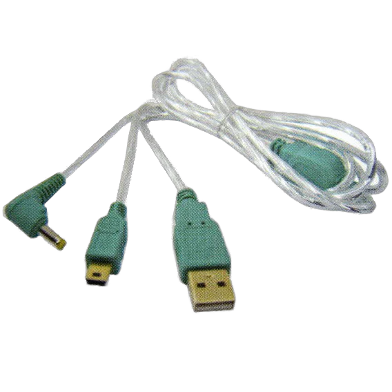 Conqueror Cable PSP to USB and Power 2-in-1 1.8 Meter Black - C23