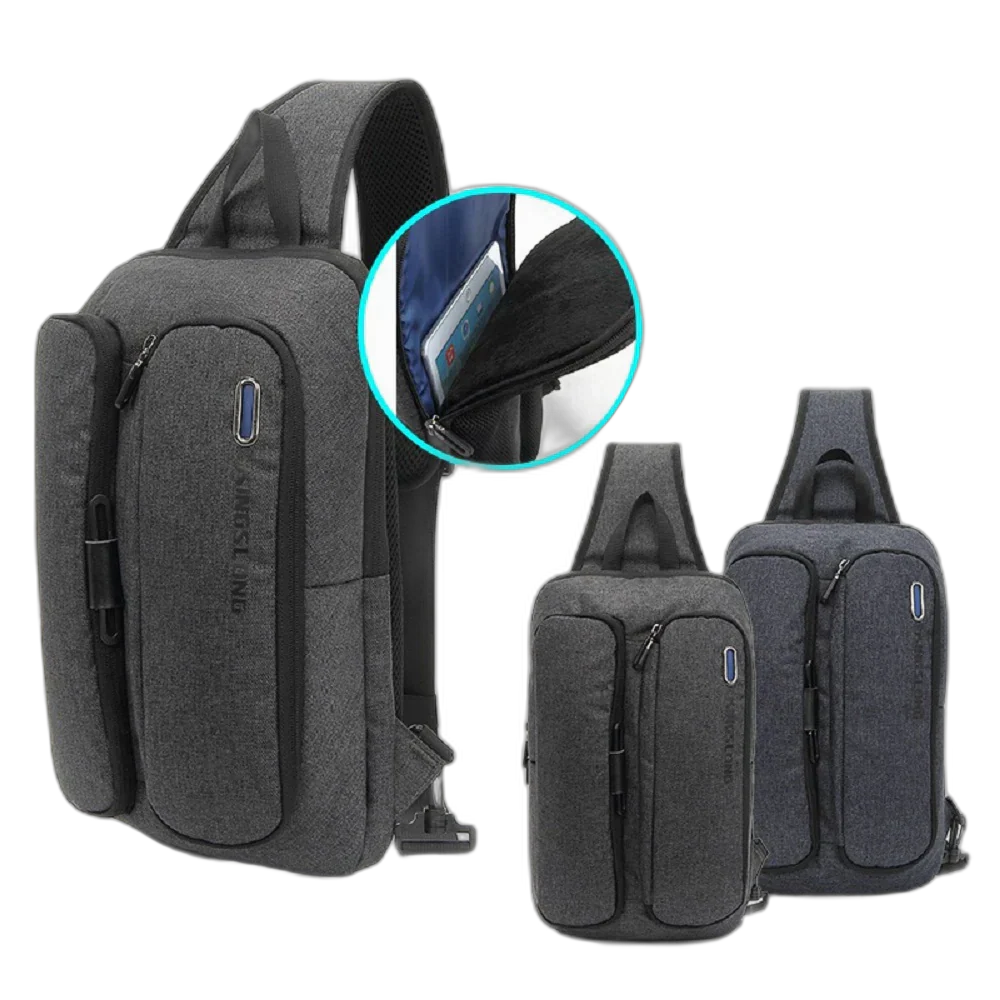 Kingslong Case Multi Compartments with Shoulder Strap Fits up to 11" - KTB180802