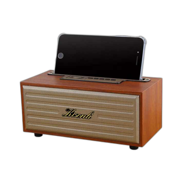 Kisonli G12 Classical Wooden Music Speaker