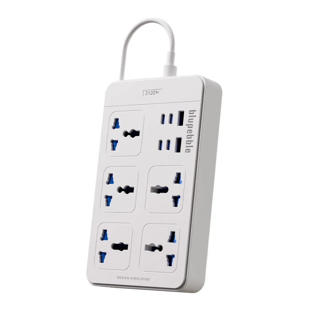 Blupebble 11-In-1 Universal Power Hub Surge Protector