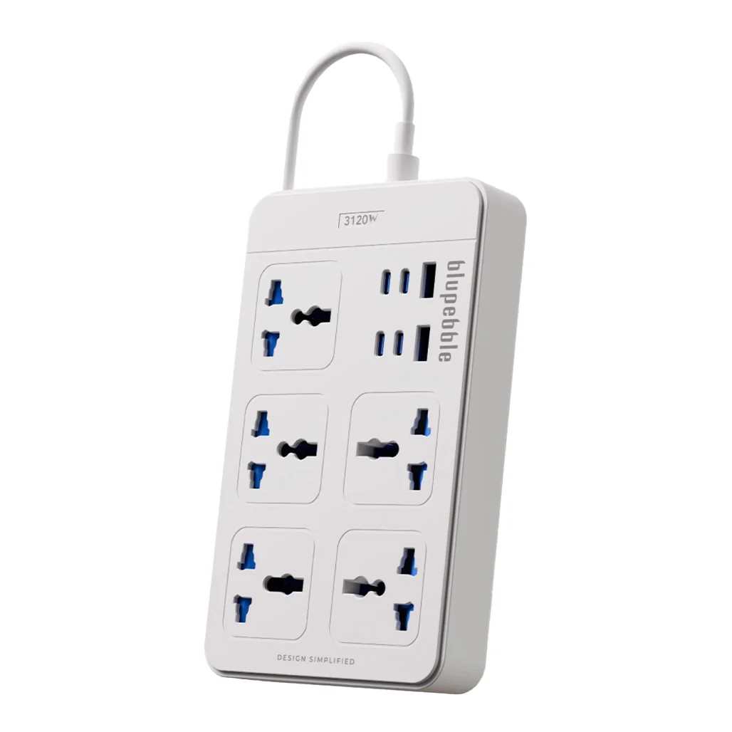 Blupebble 11-In-1 Universal Power Hub Surge Protector