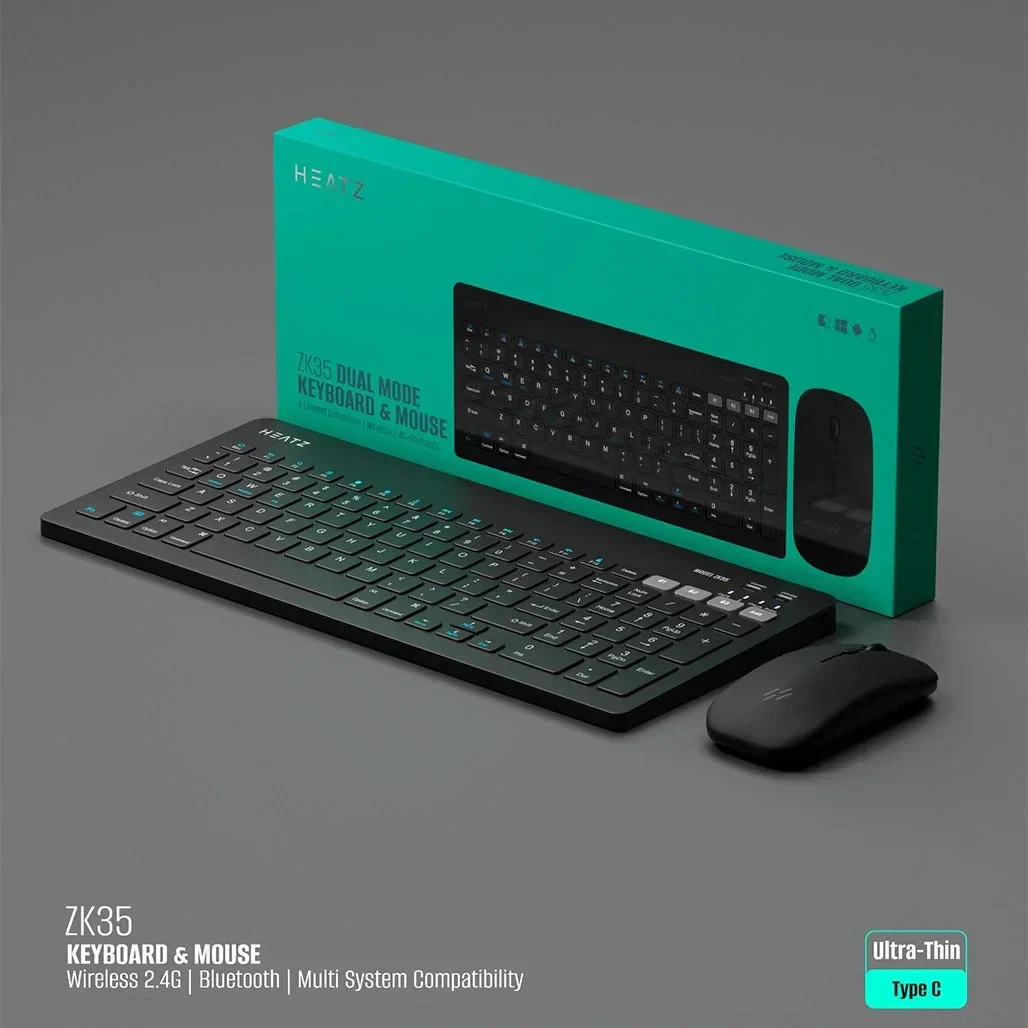 Heatz Zk35 Dual Mode Keyboard & Mouse