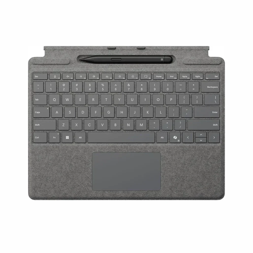 Microsoft Surface Pro Keyboard Cover with Slim Pen 2 Platinum 8X6-00168