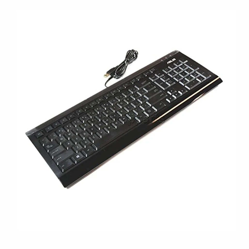 ASUS USB Wired PC Computer Desktop Black Keyboard KB73211
