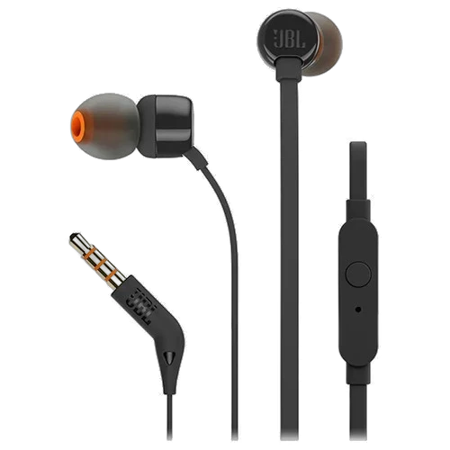 JBL Tune 110 Wired Earphones Black