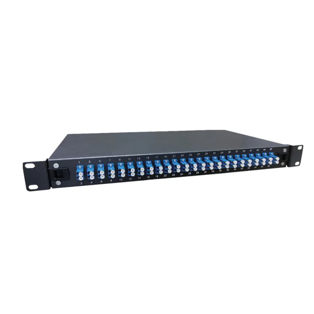 Eussonet EU-F48LC Fiber Patch Panel 24 Ports Fully loaded with LC/Duplex Adapters and Pigtail - image 1