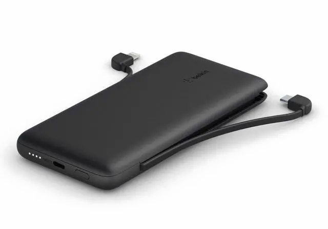 BoostCharge Power Bank 10K with Integrated Cable