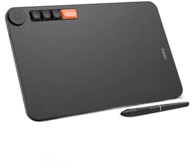 VEIKK Voila L Drawing Pad 10x6 inch - USB-C cable - 4 Customized Keyboard Hot Keys