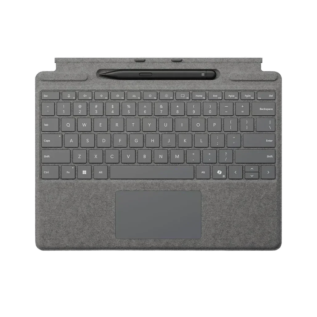 Microsoft Surface Pro Keyboard Cover with Slim Pen 2 Platinum 8X6-00214