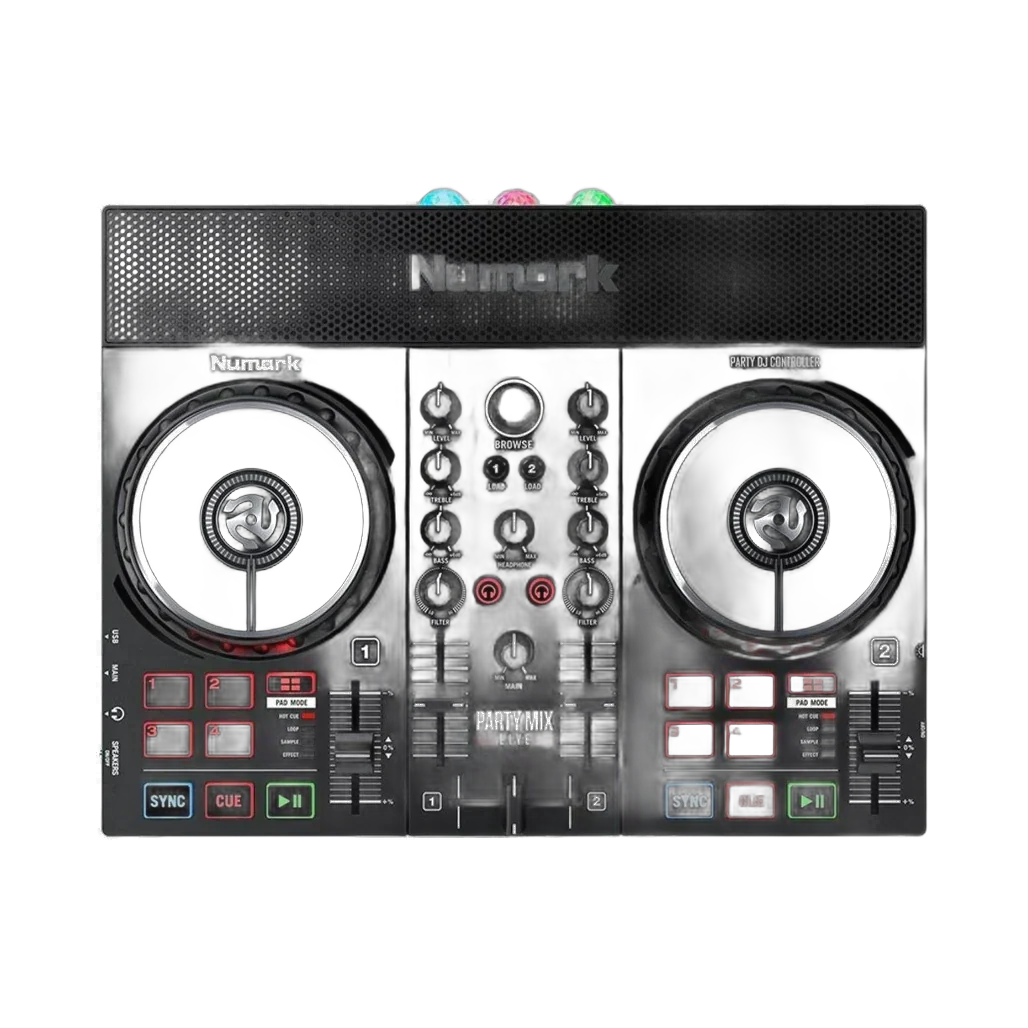 Numark Party Mix Live DJ Controller with Lights & Speakers