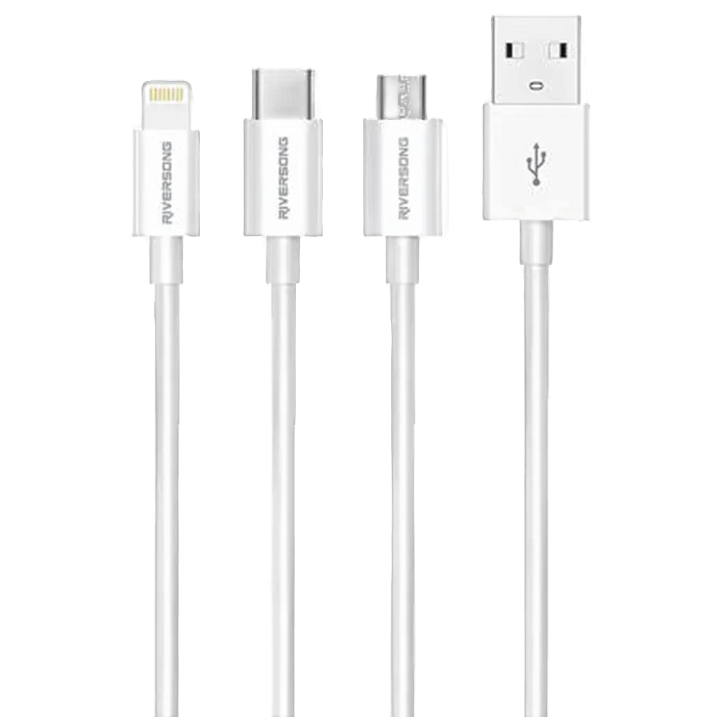 RiverSong Lotus 08 C72 3 in 1 Cable Charger, Price in