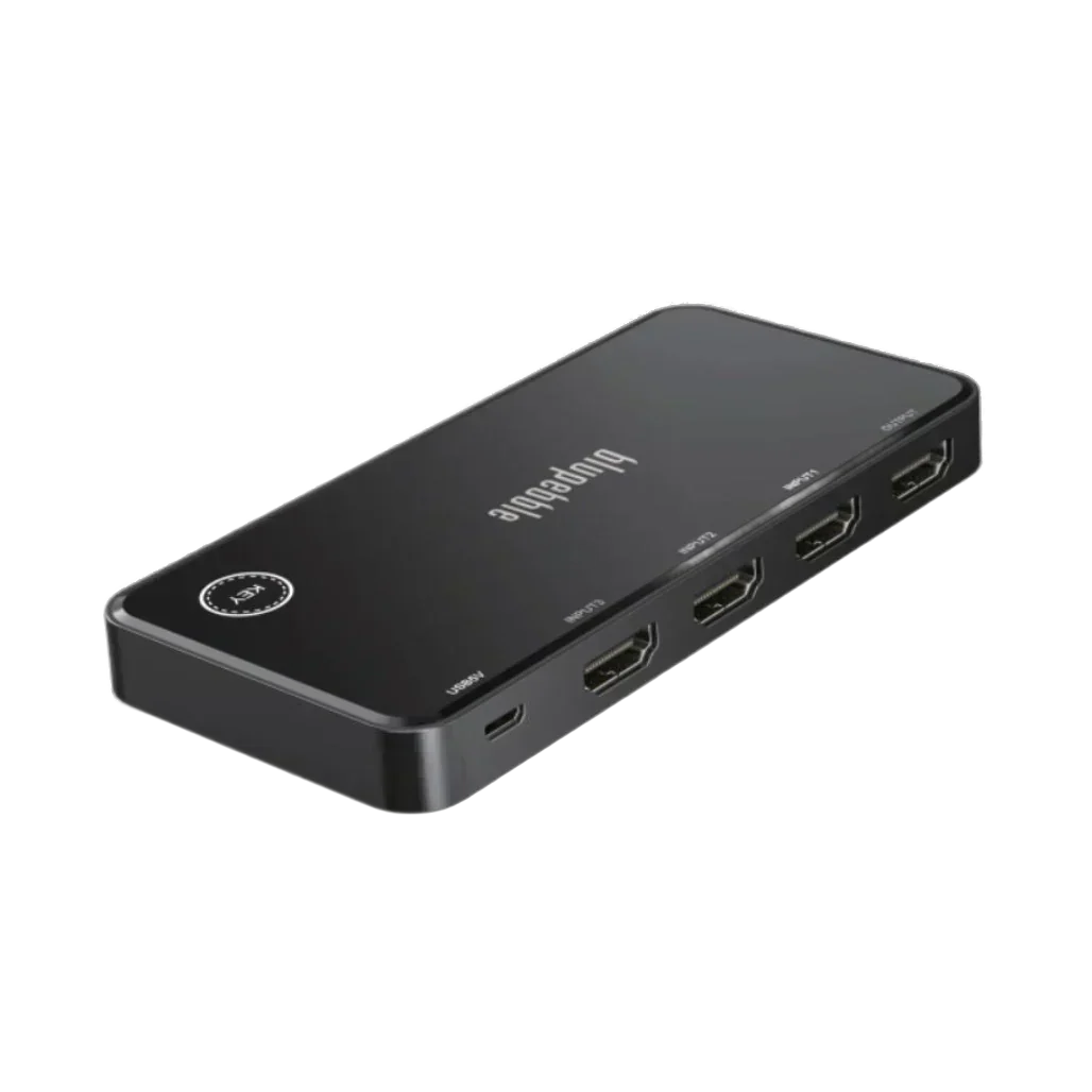 Blupebble 3-in-1 HDMI Switch with 4K60Hz UHD & HDR