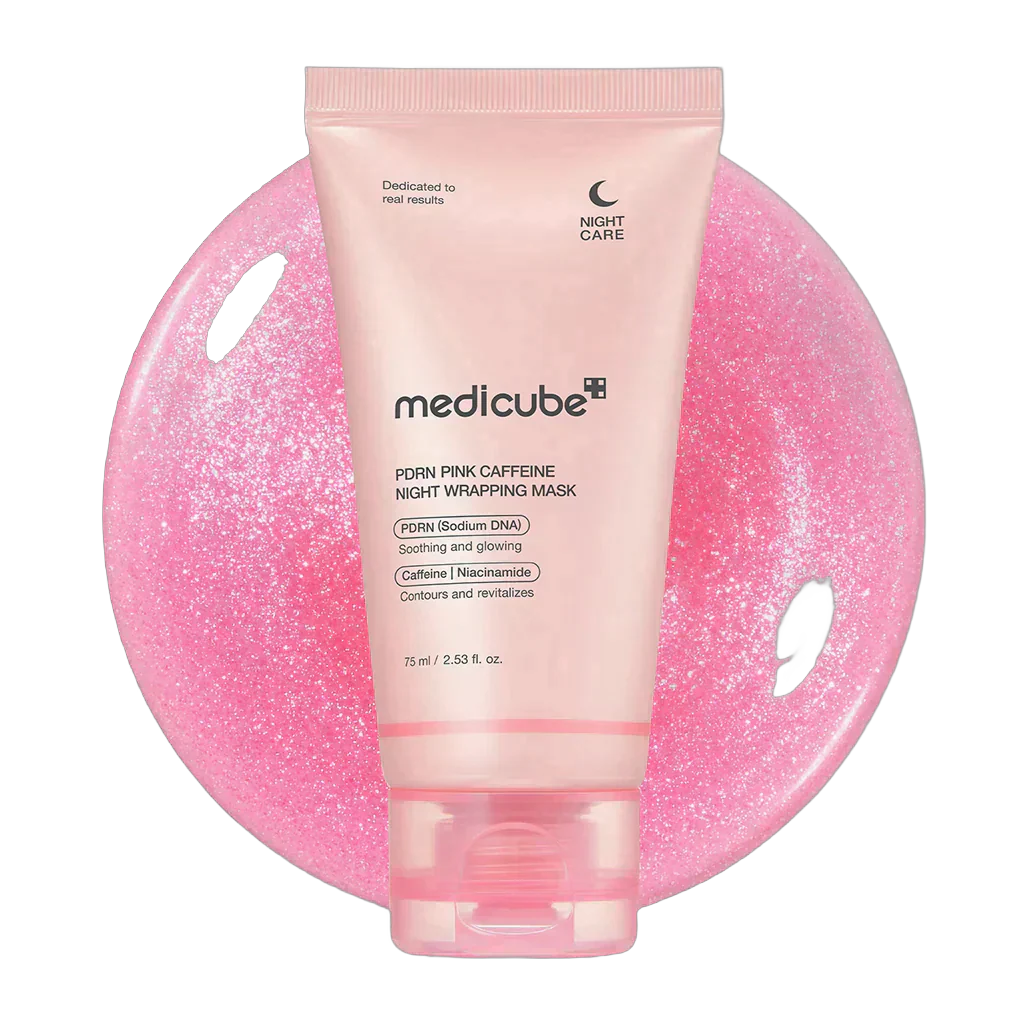 Medicube PDRN Pink Caffeine Overnight Wrapping Mask - 75ml